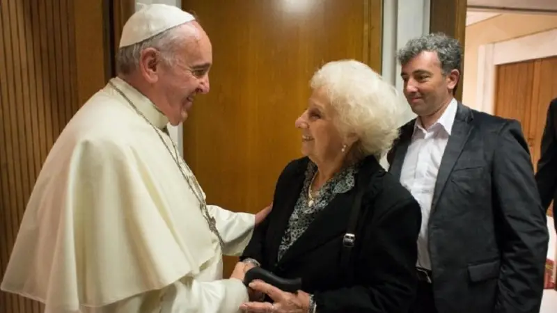 El fuerte mensaje del Papa tras su encuentro con Estela de Carlotto