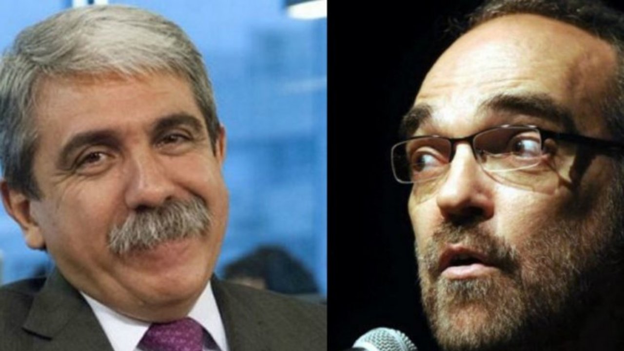 Aníbal Fernández cruzó a Fernando Iglesias: "Un bruto reconocido"