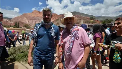 Salta sufre bajo el agua y Marcos Peña baila en el carnaval de Jujuy Salta sufre bajo el agua y Marcos Peña baila en el carnaval de Jujuy