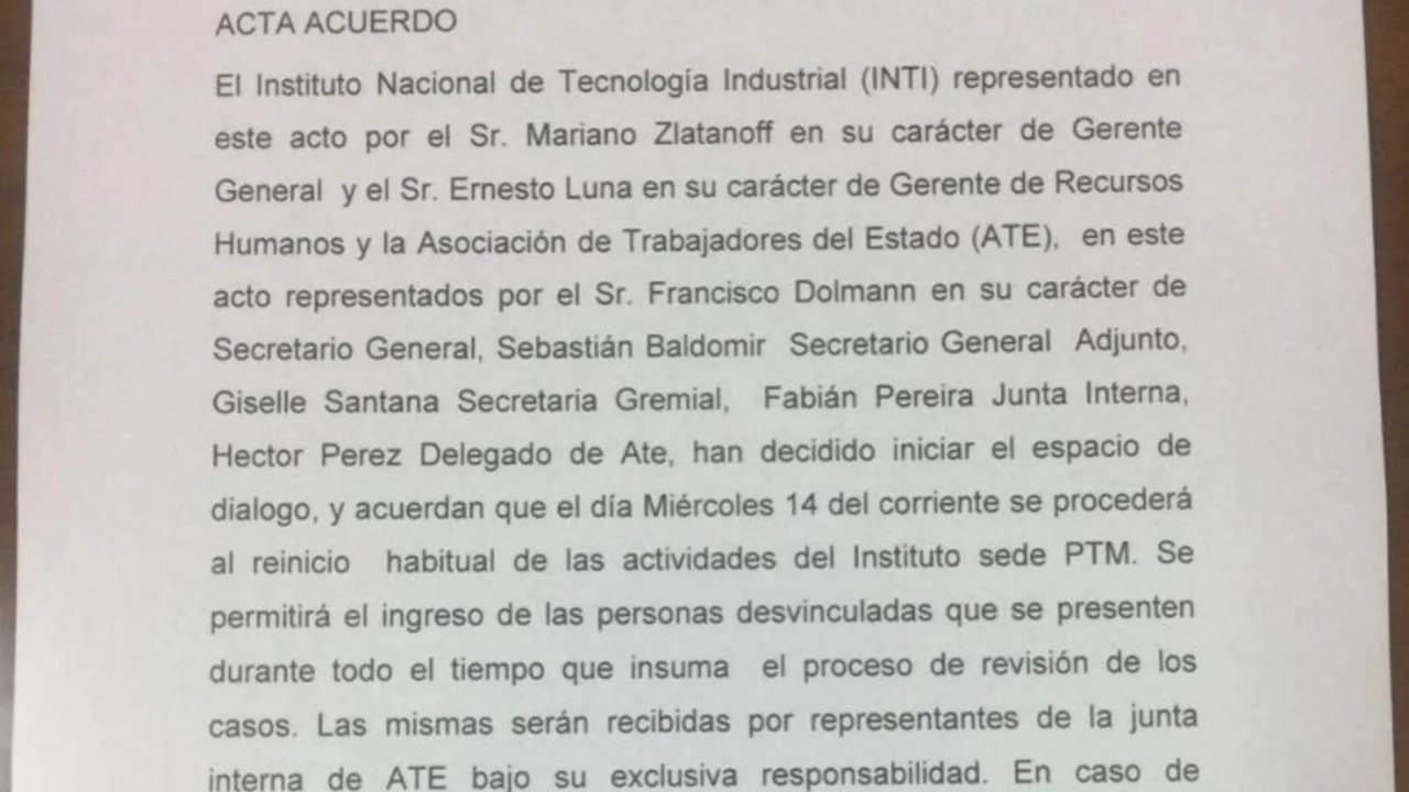 Los despedidos del INTI reabrirán la planta