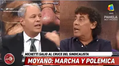 Micheli arrinconó a un periodista de Clarín y lo hizo confesar por qué atacan a Moyano Micheli arrinconó a un periodista de Clarín y lo hizo confesar por qué atacan a Moyano