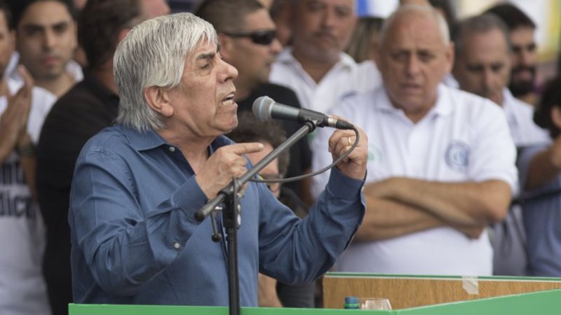 Hugo Moyano: "No me van a ver arrugar"
