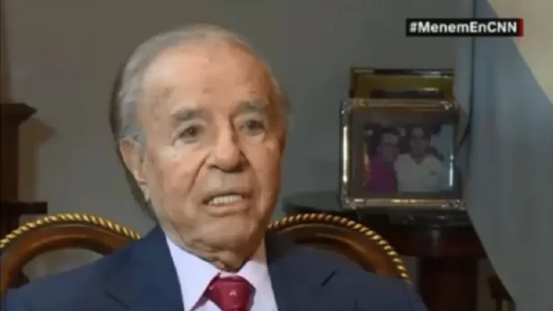 Menem: "A Cristina le pongo un 1"
