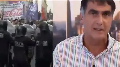 Laje justificó la represión a los trabajadores de Coca Cola: "La buscaron" Laje justificó la represión a los trabajadores de Coca Cola: "La buscaron"