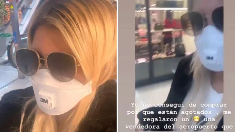 La preocupación de Wanda Nara por el coronavirus: contó en Instragram el duro clima social