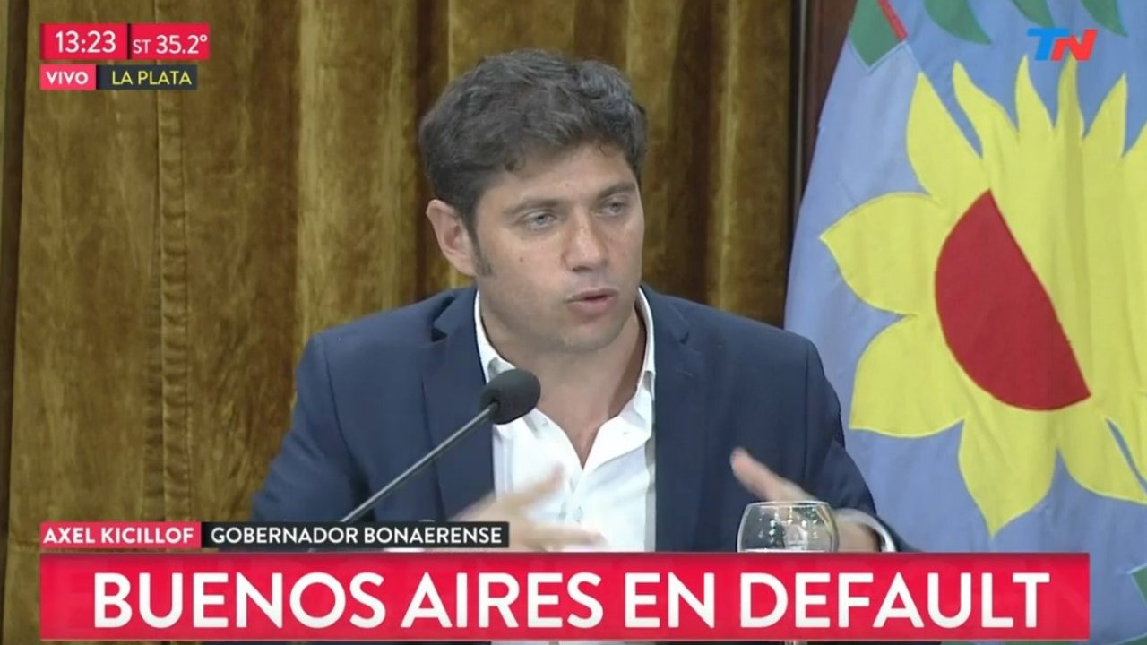 TN en offside: el zócalo que afirmaba que Buenos Aires estaba en default