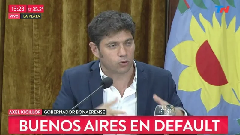 TN en offside: el zócalo que afirmaba que Buenos Aires estaba en default