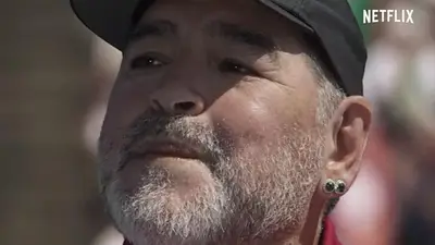 La actuación de Diego Maradona para una serie de Netflix en la que recrea una de sus históricas frases La actuación de Diego Maradona para una serie de Netflix en la que recrea una de sus históricas frases
