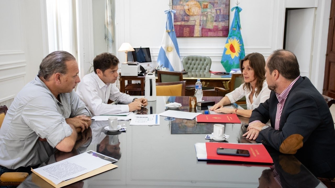 Axel Kicillof reunió a Berni y Frederic para avanzar en la coordinación de las fuerzas federales en Provincia