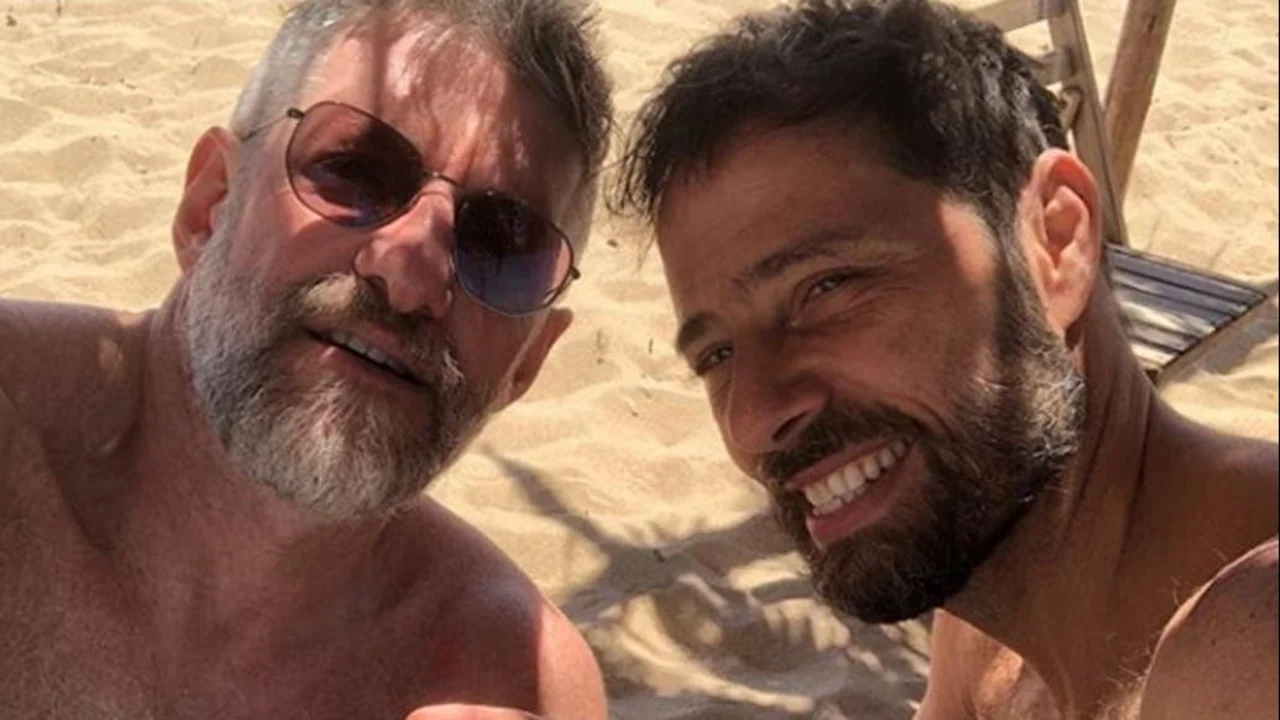 La romántica foto de las vacaciones de Luis Novaresio junto a su novio, Braulio Bauab