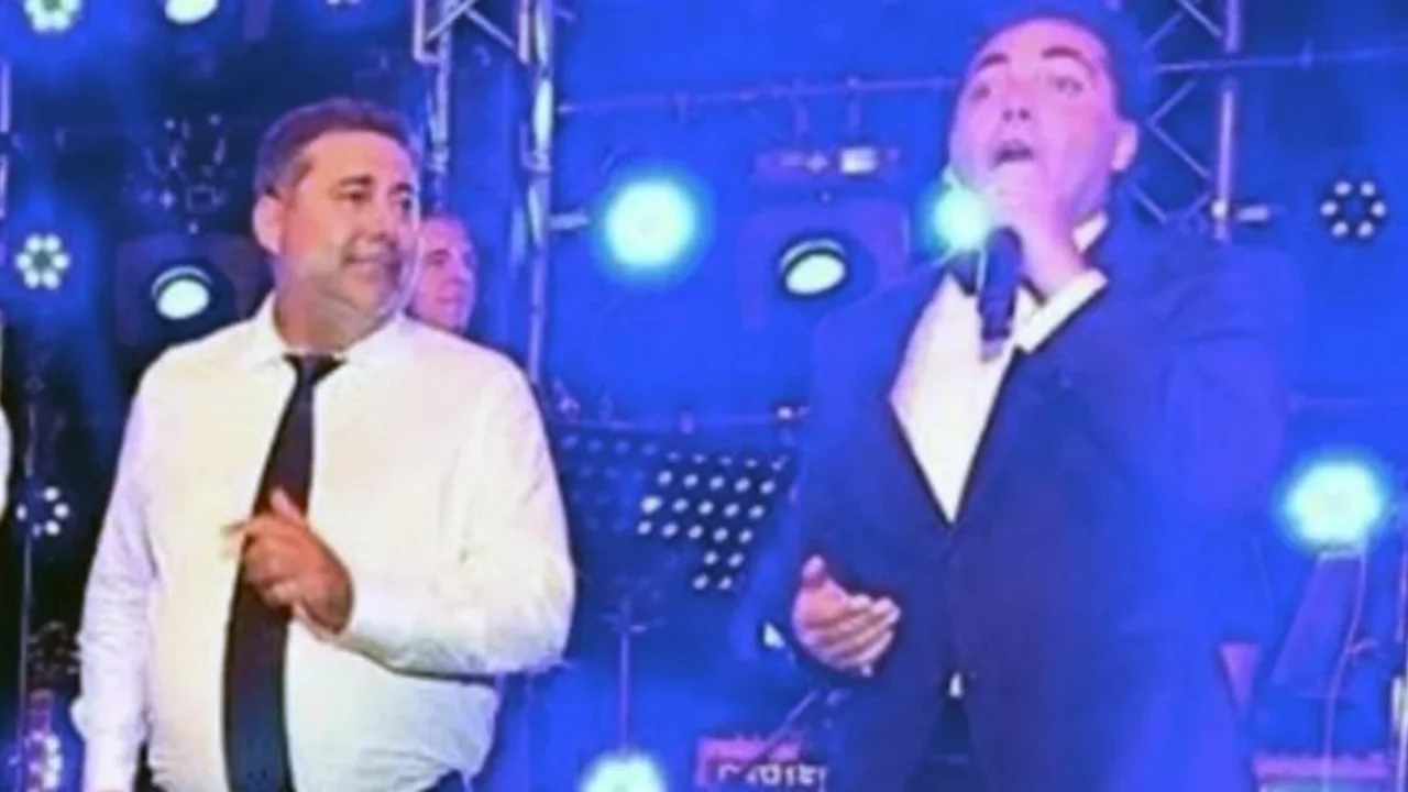 La fiesta de Daniel Angelici con Cristian Castro