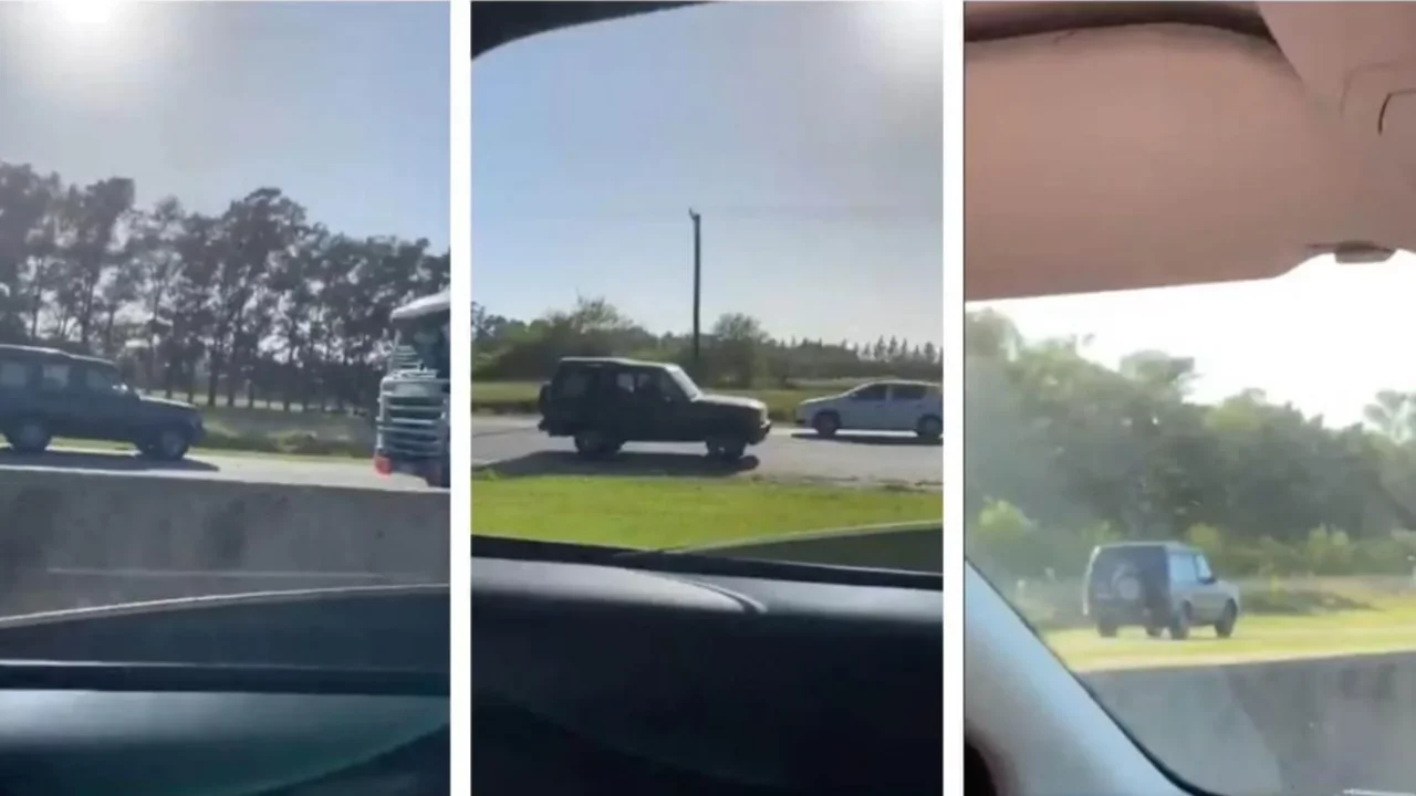 Peligro total: Manejó a contramano por la Ruta 2