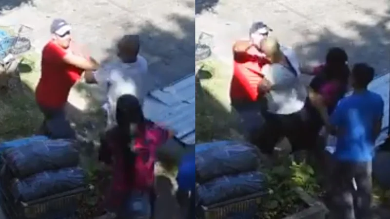 Un supermercadista chino y un repositor terminaron a las piñas por un chiste de coronavirus