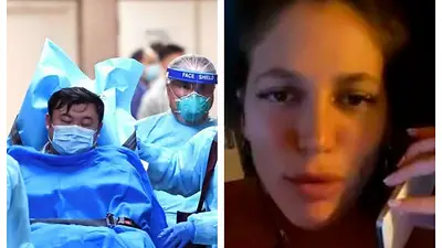Una ex Gran Hermano se filmó llamando al 911, fingió ser asiática y tener un familiar con los síntomas del coronavirus Una ex Gran Hermano se filmó llamando al 911, fingió ser asiática y tener un familiar con los síntomas del coronavirus