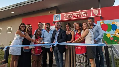 Julio Zamora inauguró un nuevo jardín municipal en Tigre Julio Zamora inauguró un nuevo jardín municipal en Tigre