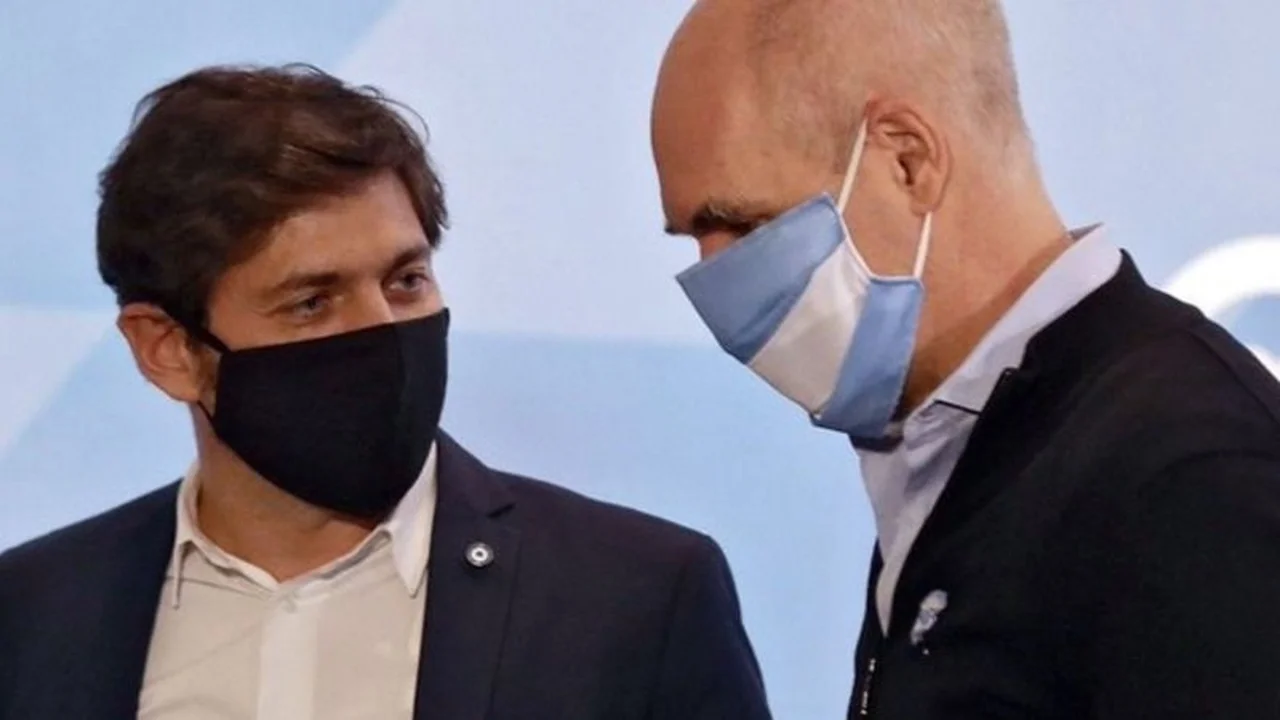Kicillof y Larreta 