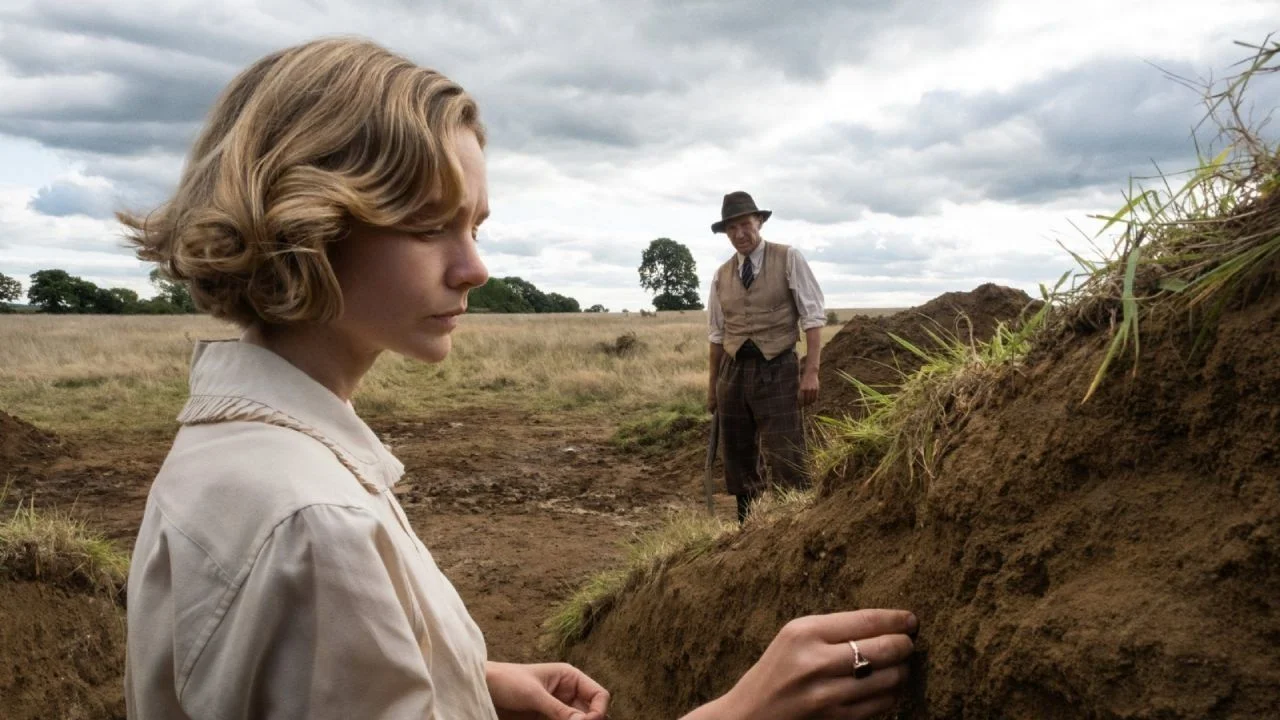 La historia real de La excavación, la nueva película de Netflix que es un éxito