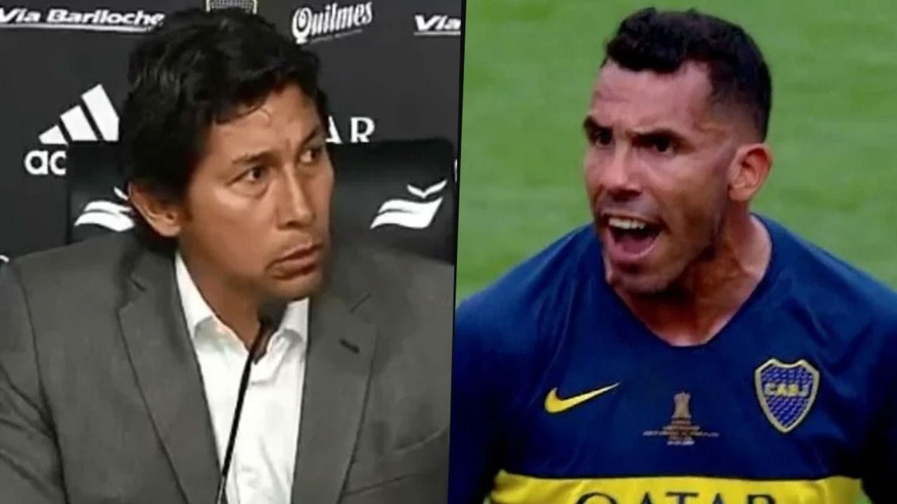 Carlos Tevez y Jorge Bermúdez