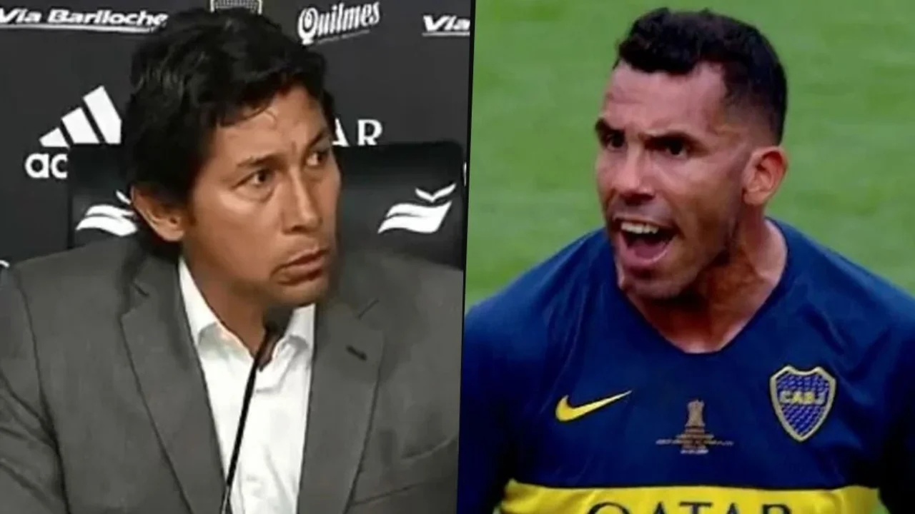 Carlos Tevez y Jorge Bermúdez