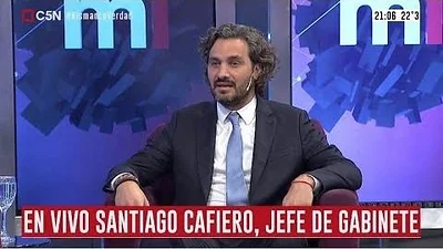 Santiago Cafiero en C5N Santiago Cafiero en C5N