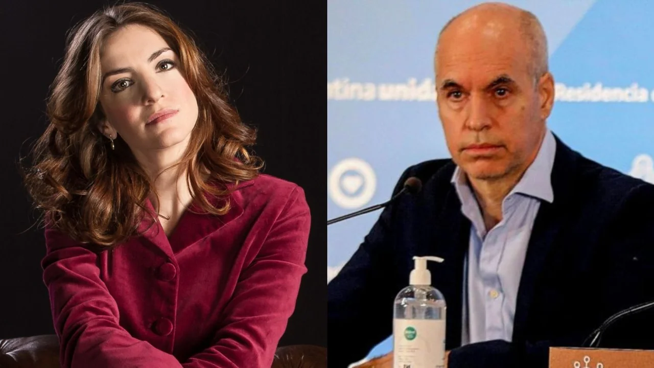 Julieta Zylberberg y Horacio Rodríguez Larreta