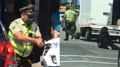 Conmoción en Chile: un carabinero asesinó a un malabarista callejero Conmoción en Chile: un carabinero asesinó a un malabarista callejero