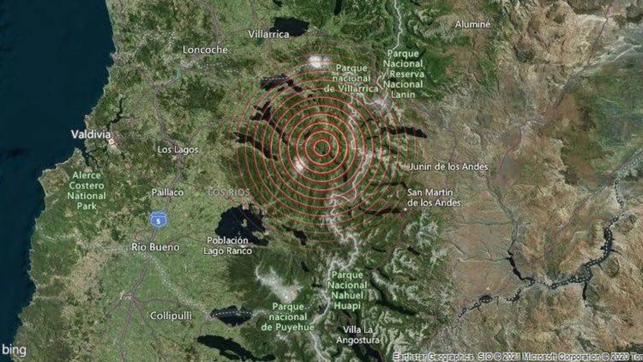 Un sismo en Chile hizo temblar Bariloche y San Martín de los Andes