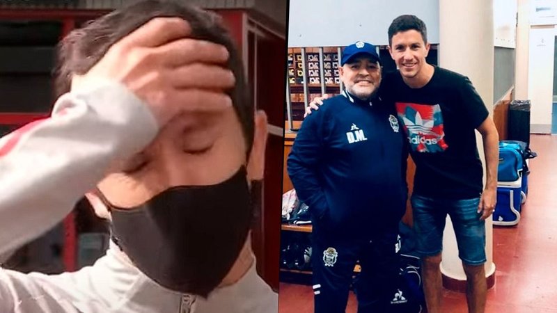 River: Nacho Fernández quebró en llanto al recordar a Diego Maradona