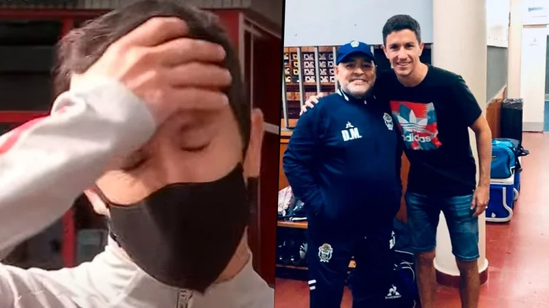 River: Nacho Fernández quebró en llanto al recordar a Diego Maradona