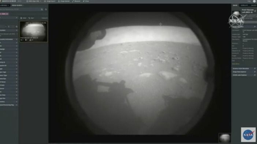 Mirá la primera imagen del Perseverance de la NASA de Marte