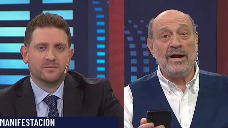 Alfredo Leuco y Jonatan Viale militaron una marcha contra el Gobierno de Alberto Fernández