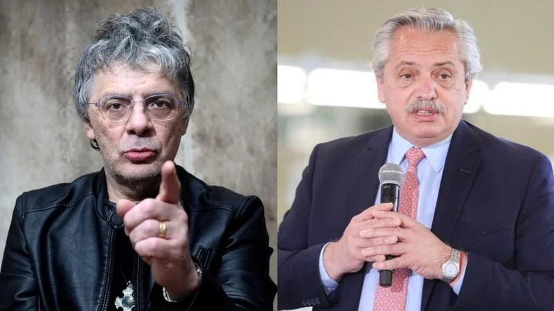 Juanse y Alberto Fernández