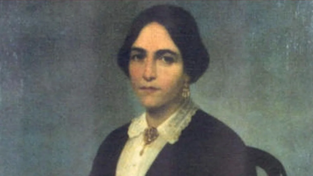 María Catalina Echevarría, primer izamiento de la bandera
