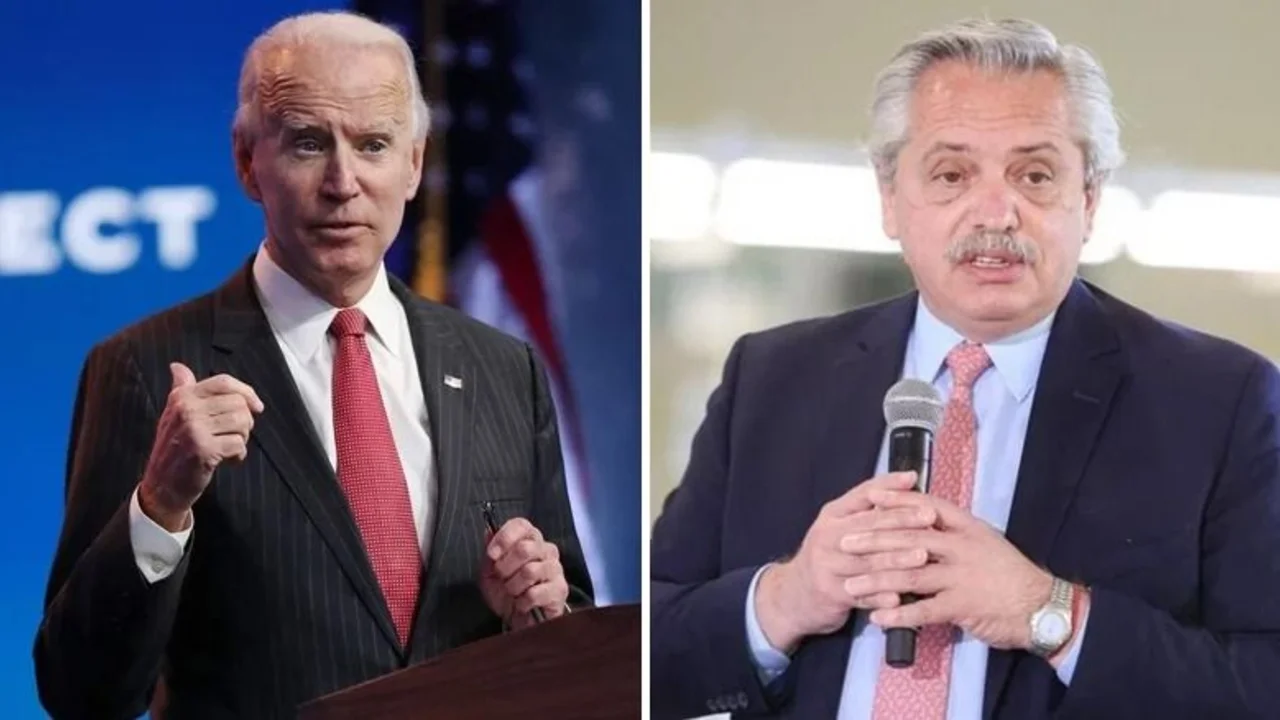 Joe Biden le deseó una pronta recuperación a Alberto Fernández