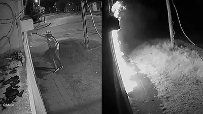 Así incendiaron la unidad básica de La Cámpora en Avellaneda Así incendiaron la unidad básica de La Cámpora en Avellaneda