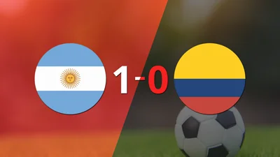 En su casa Argentina derrotó a Colombia 1 a 0 En su casa Argentina derrotó a Colombia 1 a 0