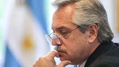 Alberto Fernández despidió a Miguel Ángel Estrella Alberto Fernández despidió a Miguel Ángel Estrella