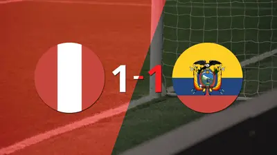 Perú y Ecuador se repartieron los puntos en un 1 a 1 Perú y Ecuador se repartieron los puntos en un 1 a 1