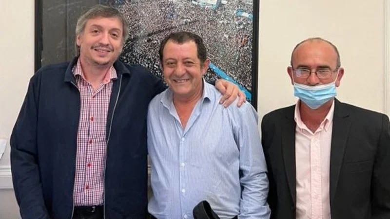 Máximo Kirchner se reunió con el intendente Julio Marini