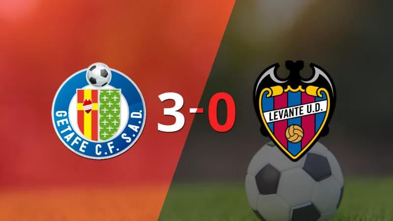 Doblete de Enes Ünal en la goleada de Getafe frente a Levante