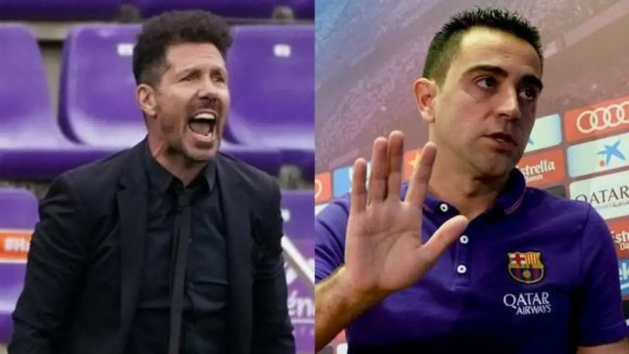Simeone y Xavi