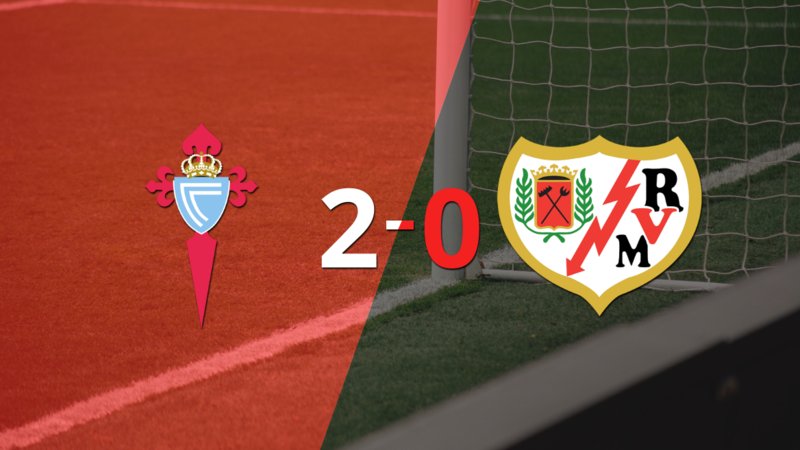 Celta gana 2-0 a Rayo Vallecano con doblete de Brais Méndez