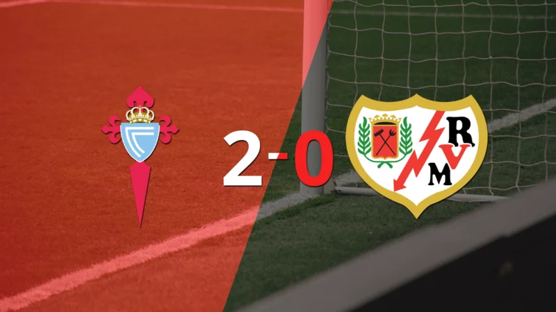 Celta gana 2-0 a Rayo Vallecano con doblete de Brais Méndez