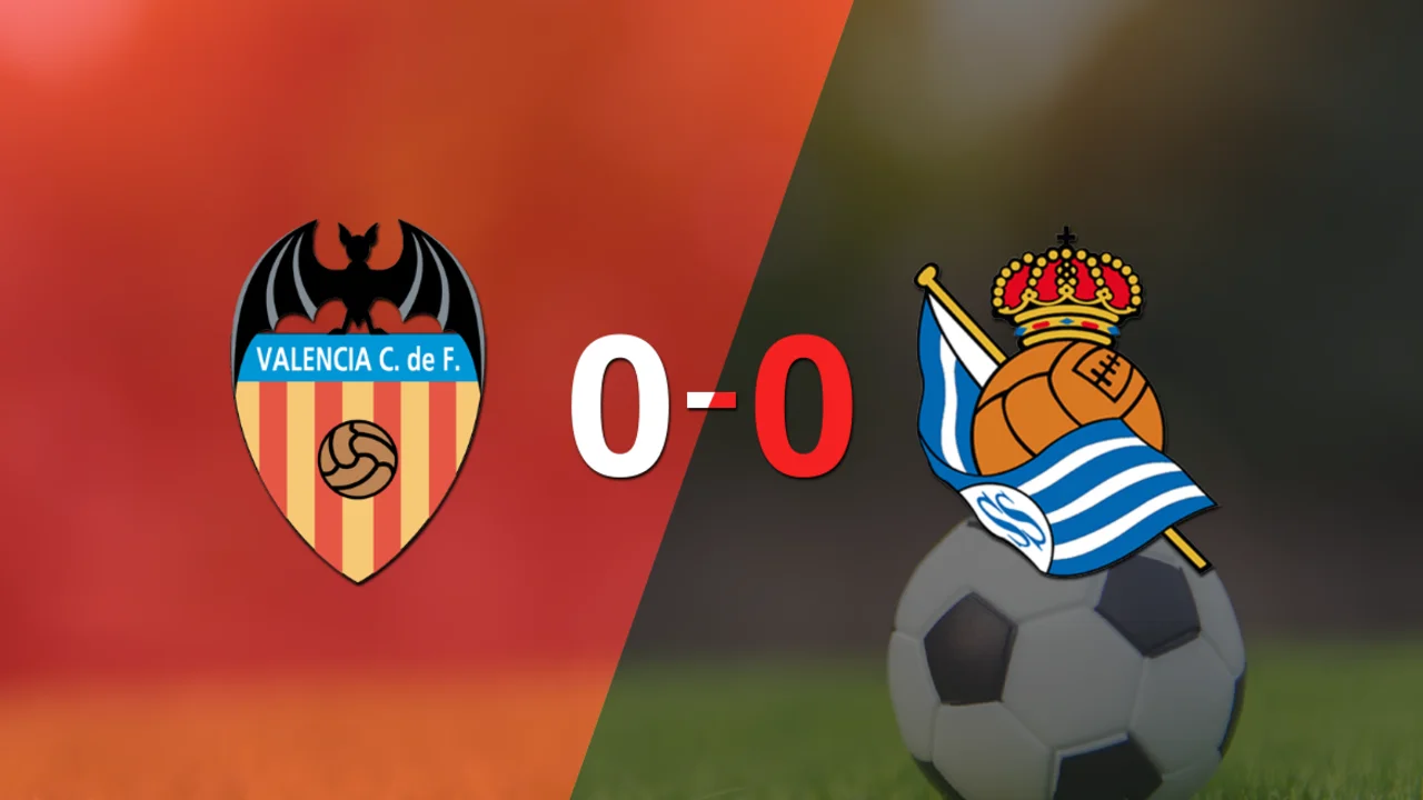 Valencia y Real Sociedad empataron sin goles