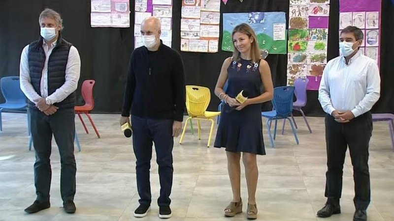 Horacio Rodríguez Larreta y Soledad Acuña 
