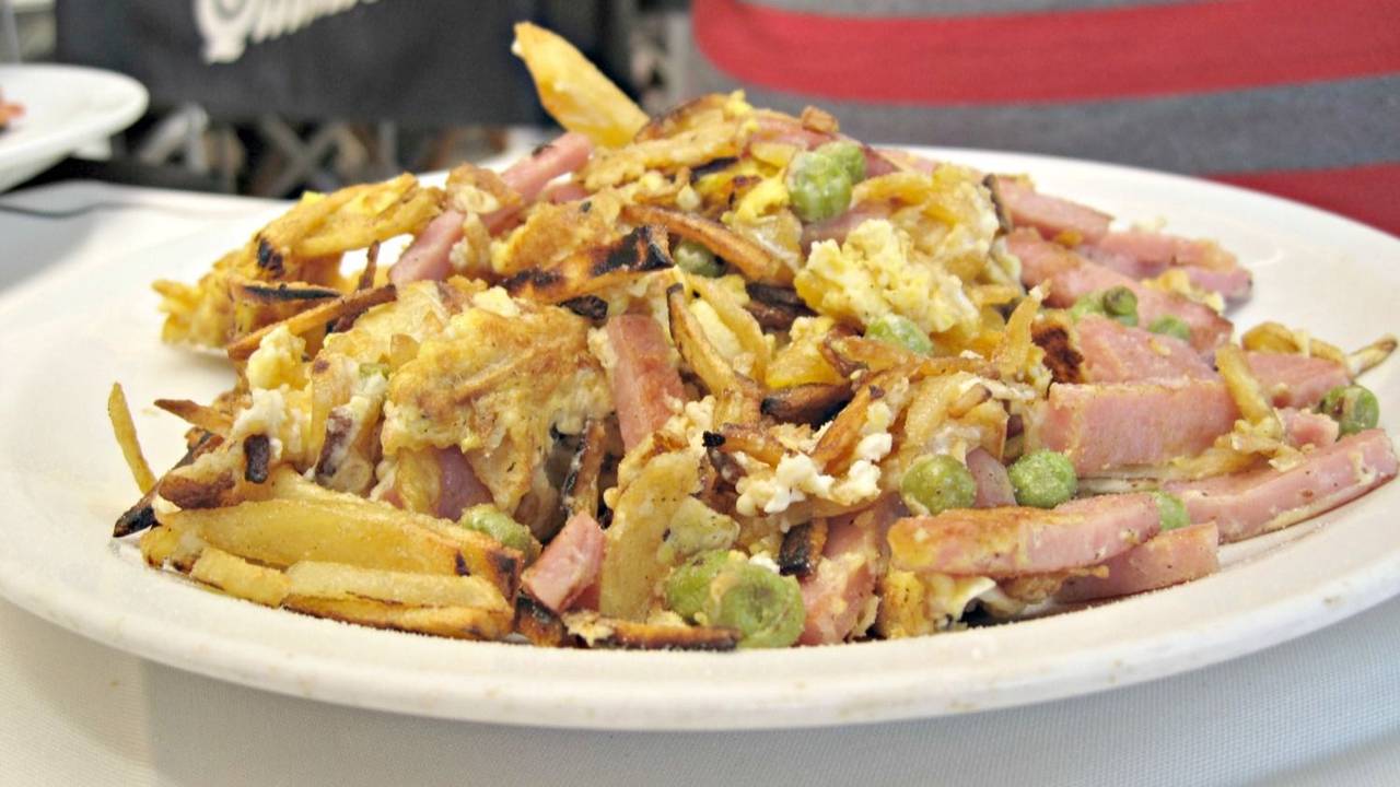 Cocina, revuelto gramajo, receta de cocina