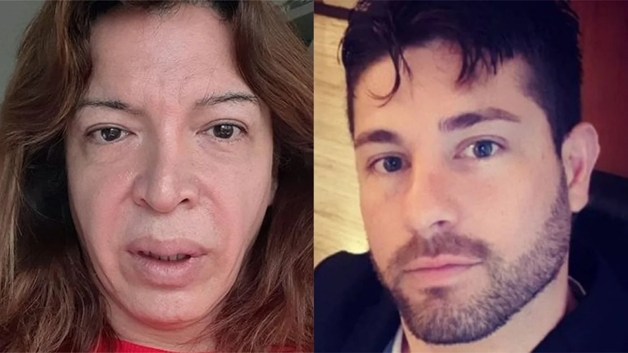 Lizy Tagliani y su expareja, Leo Alturria.