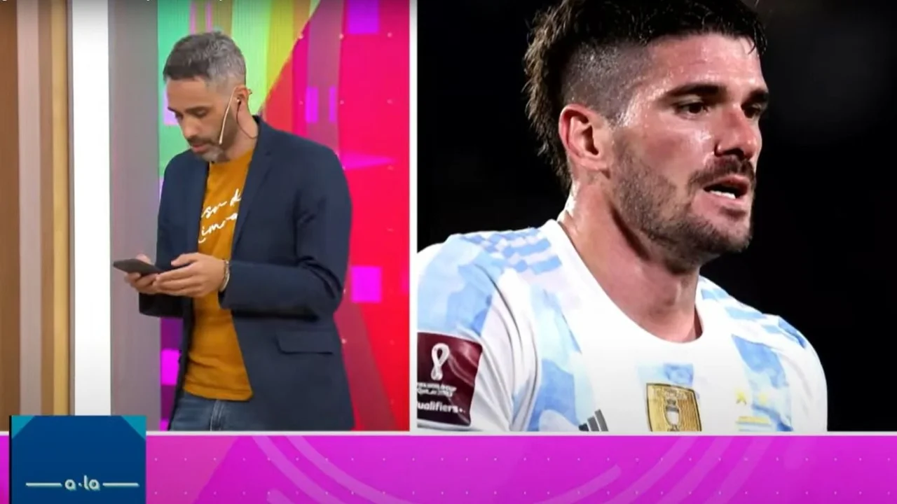 Rodrigo De Paul, televisión, Pollo Álvarez, El Trece, fútbol, Selección Argentina