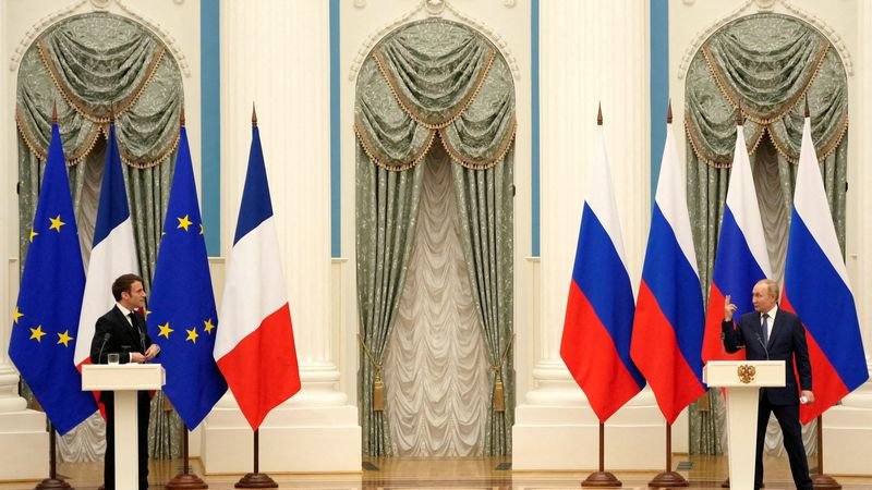 putin y macron
