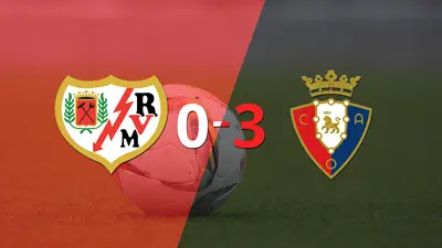 Paliza de Osasuna en su visita a Rayo Vallecano Paliza de Osasuna en su visita a Rayo Vallecano